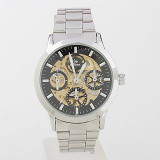 USD $ 18.89   Mens Alloy Analog Mechanical Wrist Watch 9269 (Silver