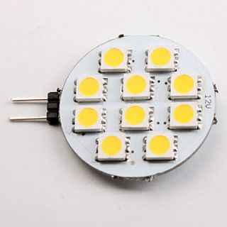 g4 2 2.5w 10x5050 SMD 100 110lm 2800 3200k lumière blanche chaude a