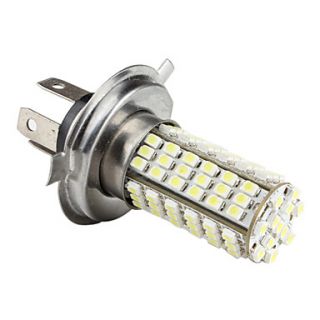 USD $ 12.39   H4 7.14W 1210 SMD 102 LED White Light Bulb for Car Lamps