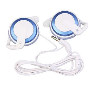 USD $ 2.79   Stereo Clip On Earphones (Blue),