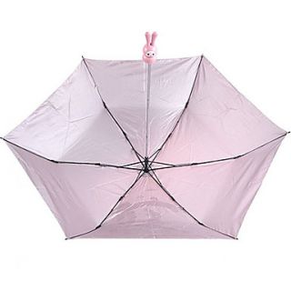 EUR € 16.92   Mignon Motif Lapin Musique Mini parapluie pliant style