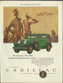 The Certainty That Only Established Reputation Can Assude Cadillac ad