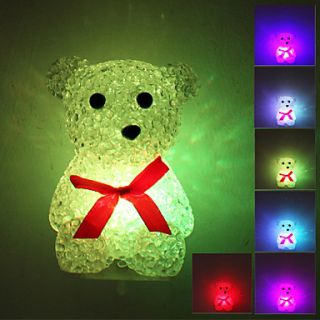 EUR € 3.95   Novidade Urso estilo colorido Crystal Light lâmpada