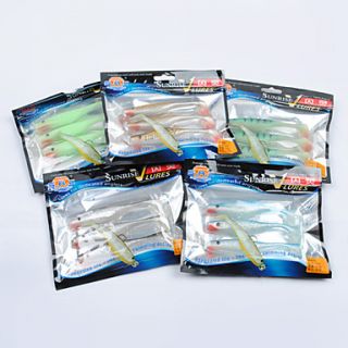 EUR € 5.51   130MM 14,8 g suave Lure Pack (3 peças), Frete Grátis