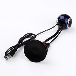 USD $ 7.39   8 Megapixel Flexible USB Webcam with Microphone (Black
