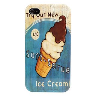USD $ 2.69   Ice Cream Pattern Hard Case for iPhone 4/4S,