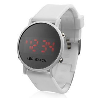 EUR € 3.67   Montre Sportive, Cadran Miroir   Blanche, livraison