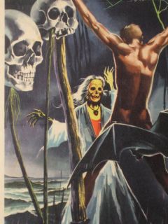 Macumba 1960 Horror Movie Poster Vampires Naked Victim