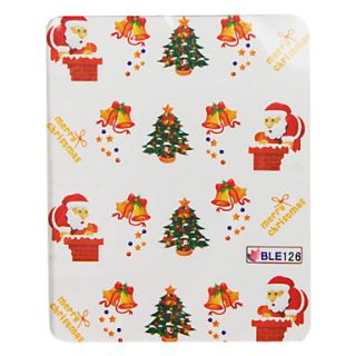 USD $ 1.29   Christmas Style Plastic Sticker 1PCS BLE126,