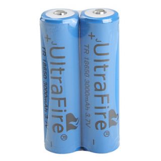 UltraFire BRC 18650 3.7v 4000mAh batterie ricaricabili Li ion (2 pack