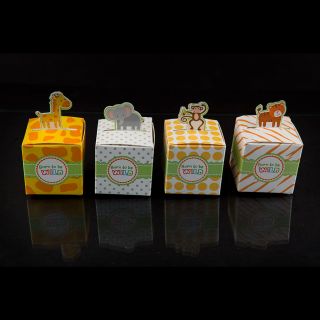 Wild Jungle Theme Favor Boxes Set of 24 Party Decorations Favors Mixed