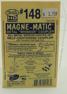 Kadee 148 HO Magne Matic Couplers New SEALED Package