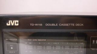 JVC TD W118 Double Cassette Deck Player with Dolby BNR
