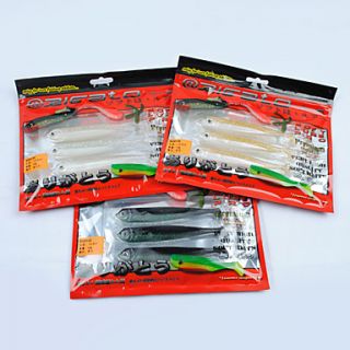 EUR € 4.59   123 mm 10G Soft Pack de Lure (3 Piezas), ¡Envío