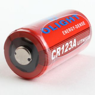 USD $ 2.99   Olight Disposable CR123A Li ion Battery (3V, 1500mAh