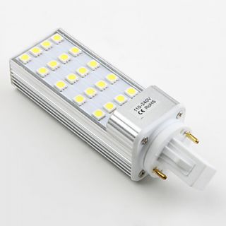G24 3W 20x5050 SMD 200 250LM 5500 6500K Natural White Light LED Bulb