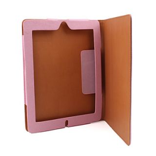 USD $ 11.79   High quality Cross grain PU Leather Case for ipad2(Pink