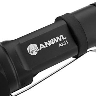 EUR € 27.31   anowl ak51   Cree Q5 LED zaklamp (210 lumen, zwart