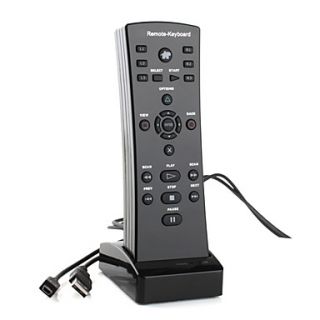 in 1 Wireless Remote/Keyboard/Controller for PS3 (Black)