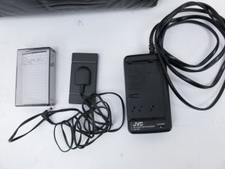 JVC GR AX750U Compact VHS Camcorder Bundle w Accessories as Is