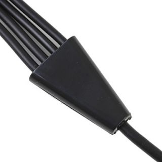 AV Composite Cable with USB Charging Cable for Samsung P1000   Black