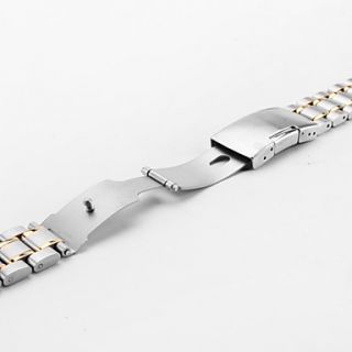 USD $ 10.69   Unisex Stainless Steel Watch Band 16MM (Silver),