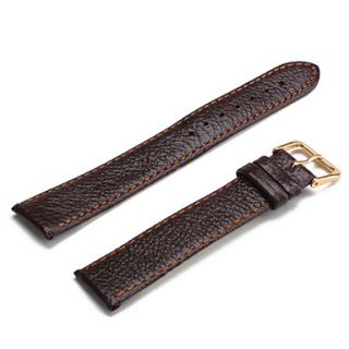 USD $ 1.29   Unisex PU Leather Watch Strap 18MM(Brown),