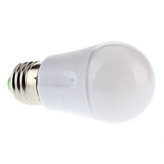 E27 3W 240 270LM 6000 6500K Natural White Light LED Ball Lampe (220V