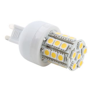 USD $ 4.99   G9 27x5050 SMD 3.5W 300LM 2800 3200K Warm White Light LED