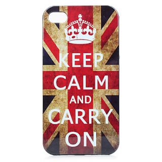USD $ 2.79   UK Flag Patterned Protective Case for iPhone 4 and 4S