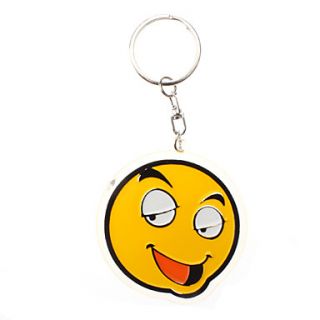USD $ 1.29   Yellow Smiley Face Keychain, Gadgets