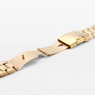 EUR € 10.11   unisexe Bracelet montre acier inox 20mm (or