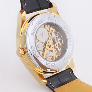 EUR € 13.15   UnisexPU Analog Mekanisk Fashionable Ur (Guld), Gratis