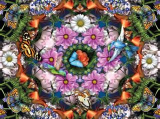 Ravensburger 13555 Flower Kaleidoscope 300 Piece Large Format Puzzle