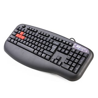 EUR € 41.39   K4 200 pc gaming toetsenbord met key caps (zwart