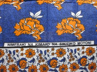 African Kenya Fabric Kanga Khanga Lesso Shuka 284 2