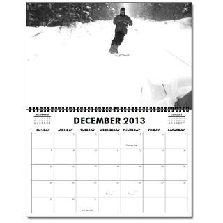 Ski Da UP Oversized 2013 Wall Calendar by SkiDaUP