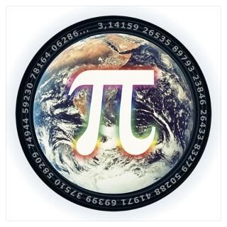 Wall Art  Posters  Pi Number on Earth Poster