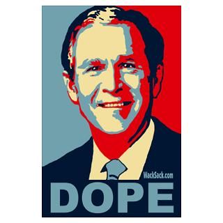 Wall Art  Posters  George Bush   DOPE Poster