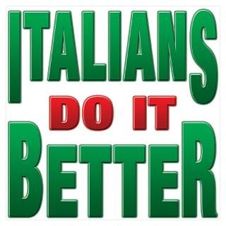 Wall Art  Posters  Italians Do It Better Poster