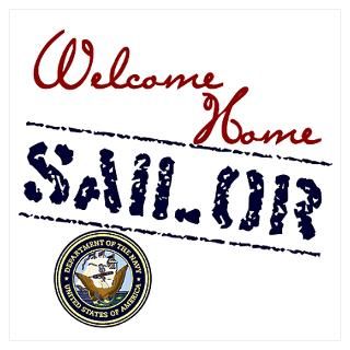 Wall Art  Posters  Welcome Home Sailor Poster