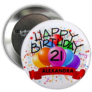 21 Gifts  21 Buttons  21yr Perz Bday Celebration 2.25 Button