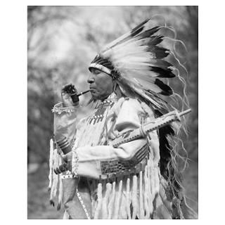 Indian Chief Whirlwind Soldier, 1925. Poster