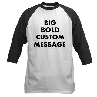 Custom Gifts  Custom Long Sleeve Ts  Personalized Bold Font