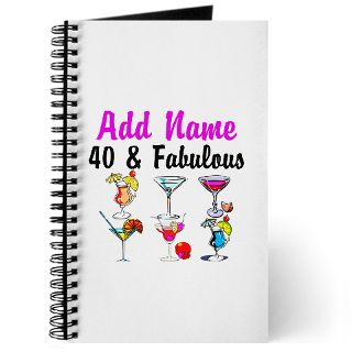 40 Gifts  40 Journals  PERSONALIZED 40 YR OLD Journal