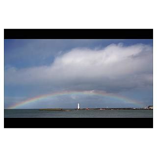 Wall Art  Posters  Rainbow arch over Donaghadee
