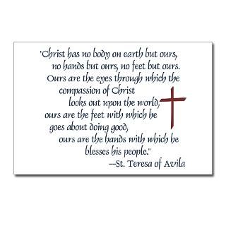 St. Teresa of Avila Quote Postcards (Package of