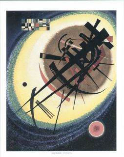 Wassily Kandinsky Abstract Print in The Bright Oval