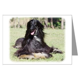 afghan hound aa017d 115 greeting cards pk of 20