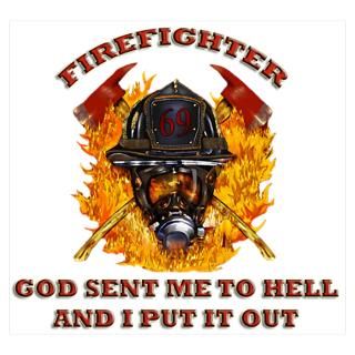 Wall Art  Posters  FireFighter Poster